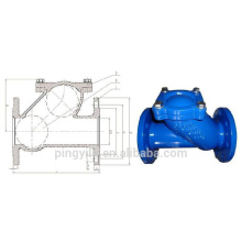 flapper water wafer type dual plate check valve Ductile iron spring loaded butterfly water pressure reducing valve